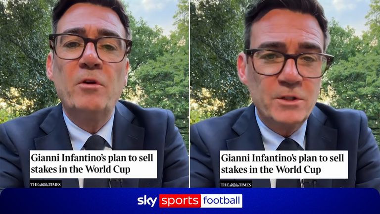 世界杯:国际足联主席贾尼·因凡蒂诺为成员提供3000万英镑激励以支持有争议的私人投资计划